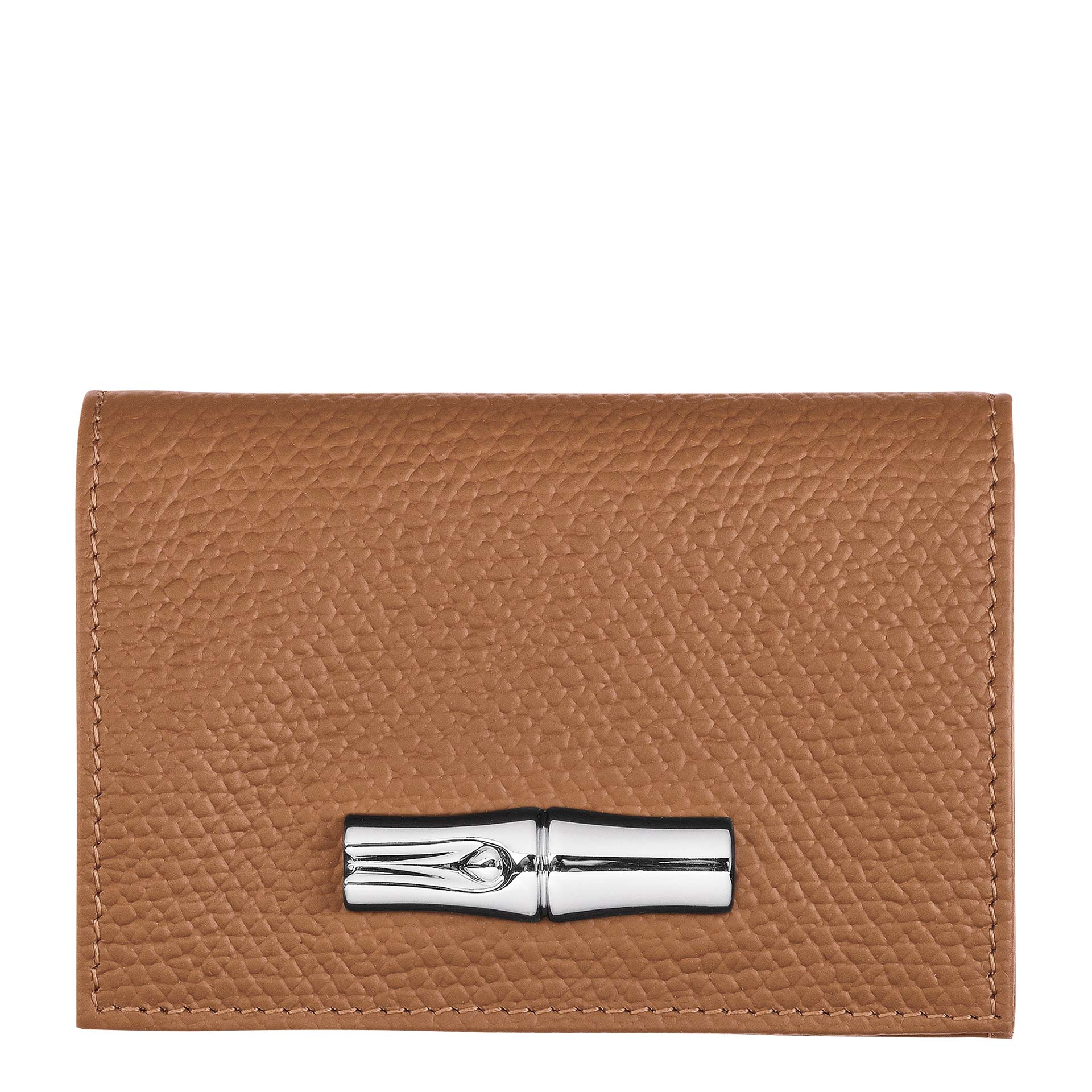 Longchamp Roseau Brieftasche im Kompaktformat natural