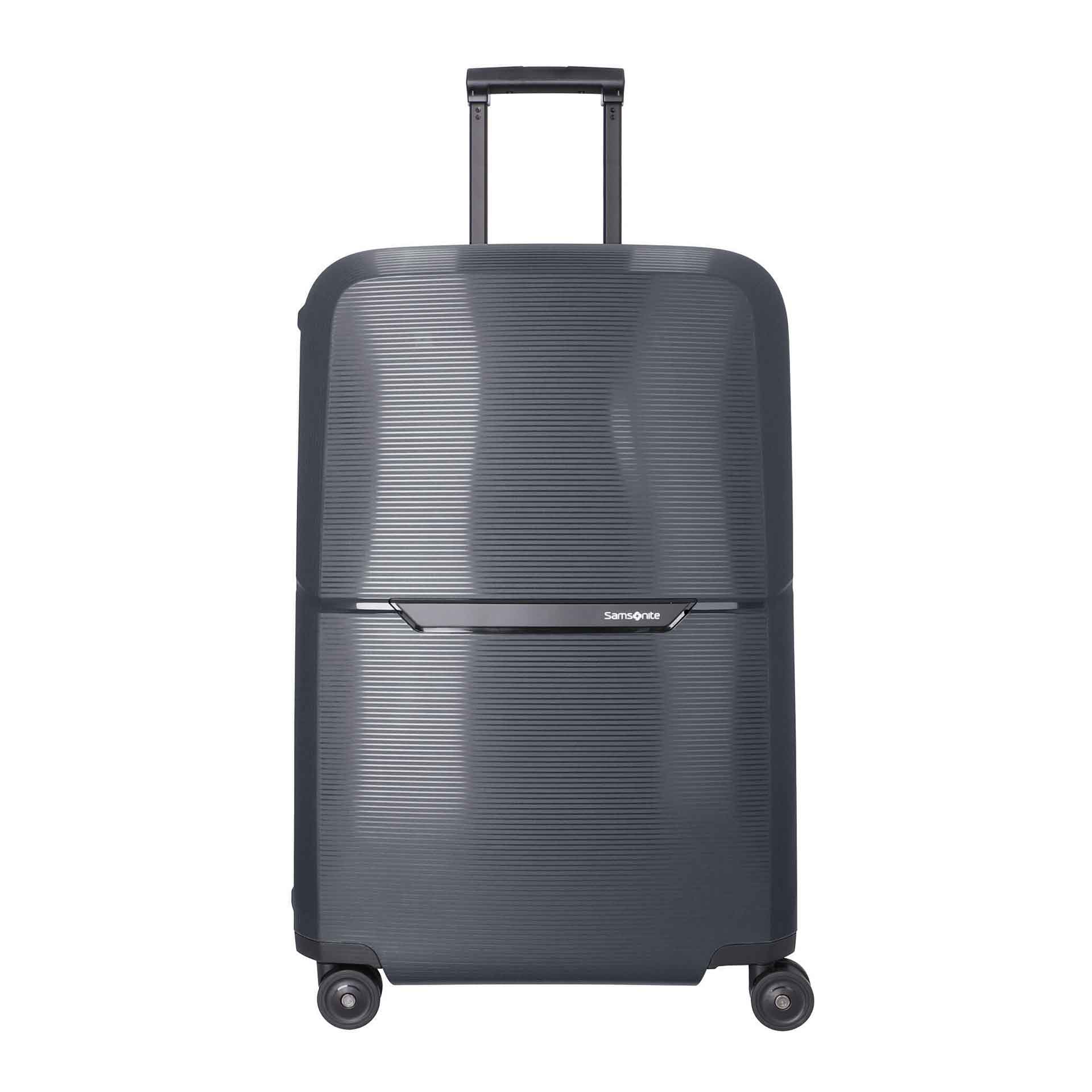 Samsonite Selection Magnum Eco Trolley mit 4 Rollen 75 cm aus Recycling Material graphite