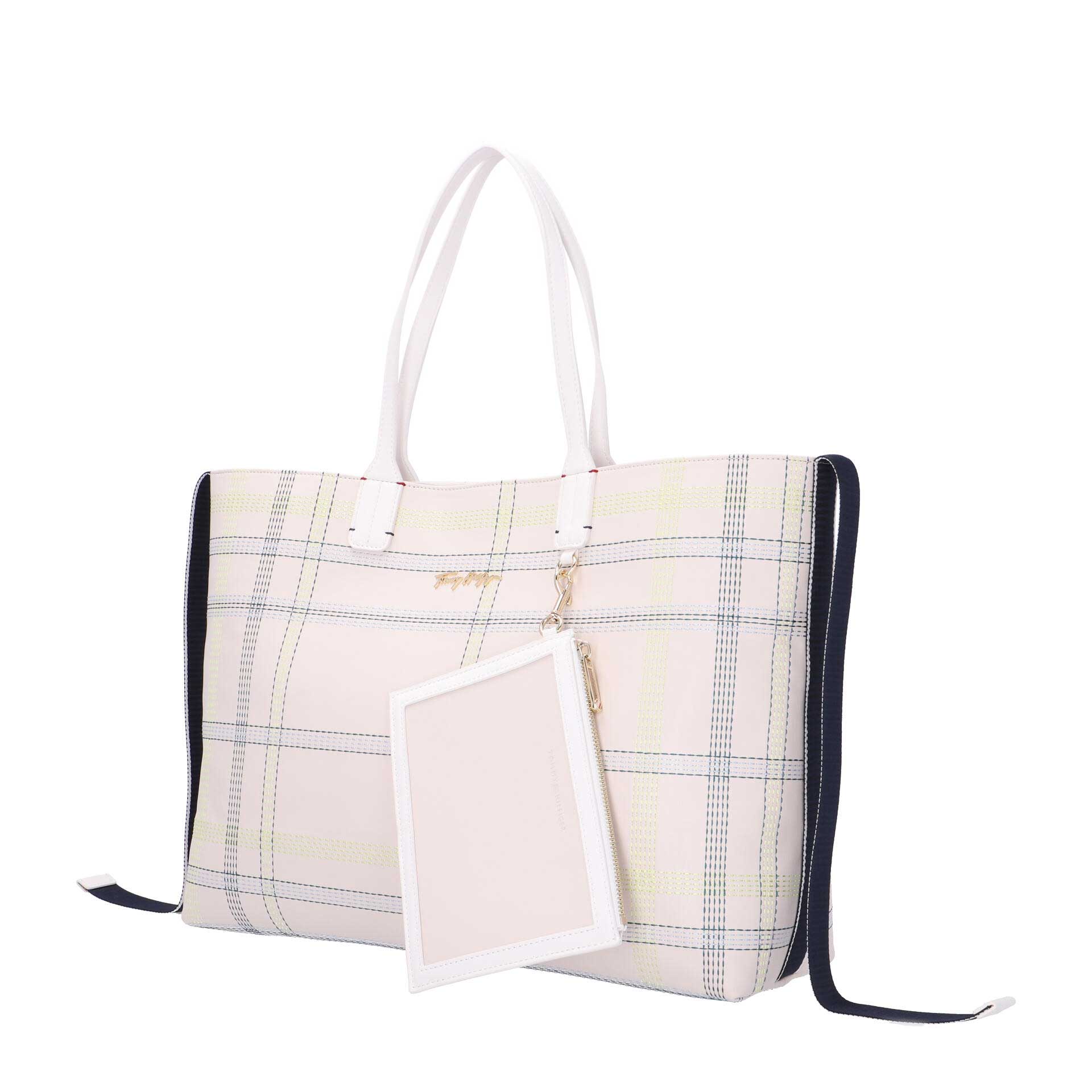 Tommy Hilfiger Iconic Tommy Tote feather white