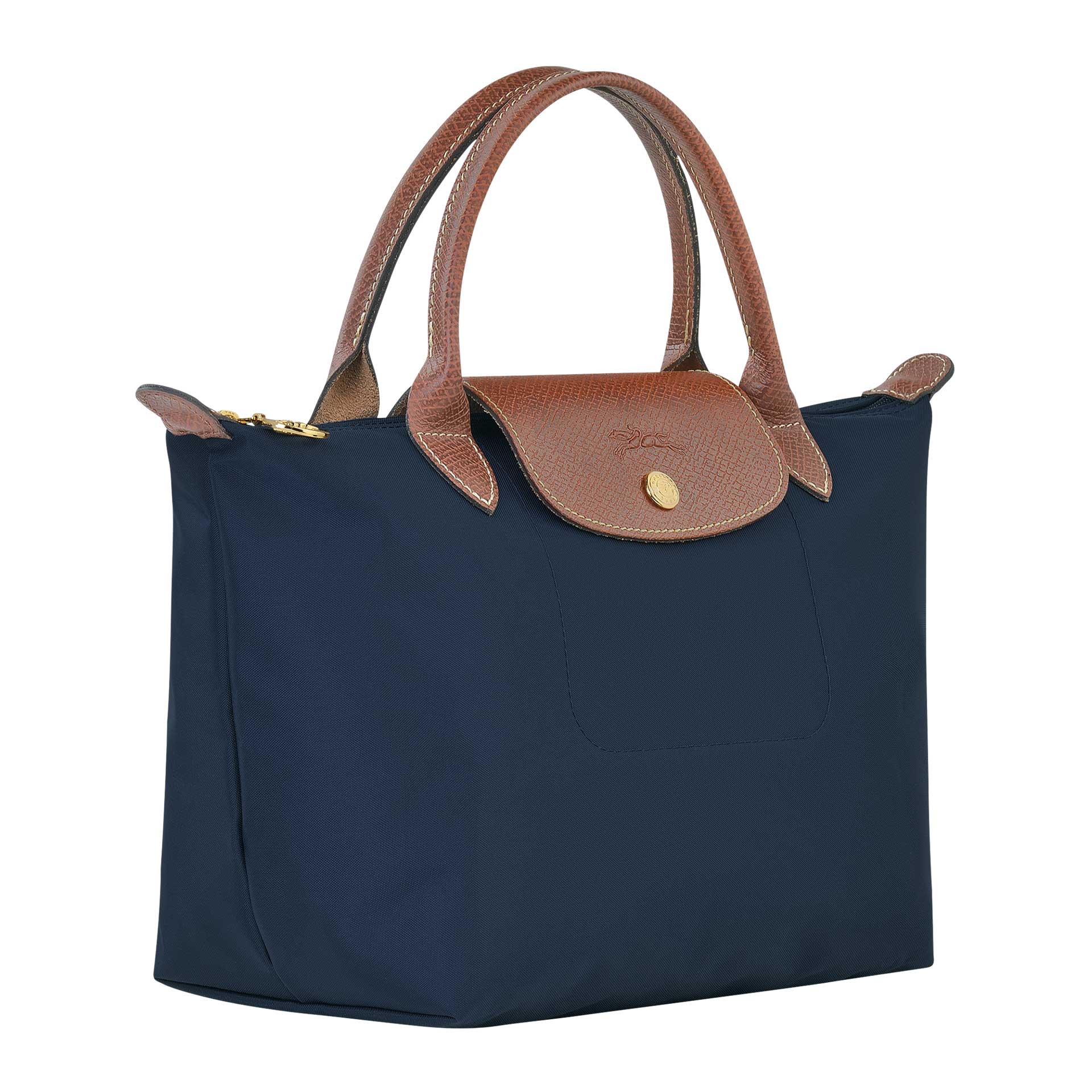 Longchamp Le Pliage Handtasche aus Recycling Material S navy