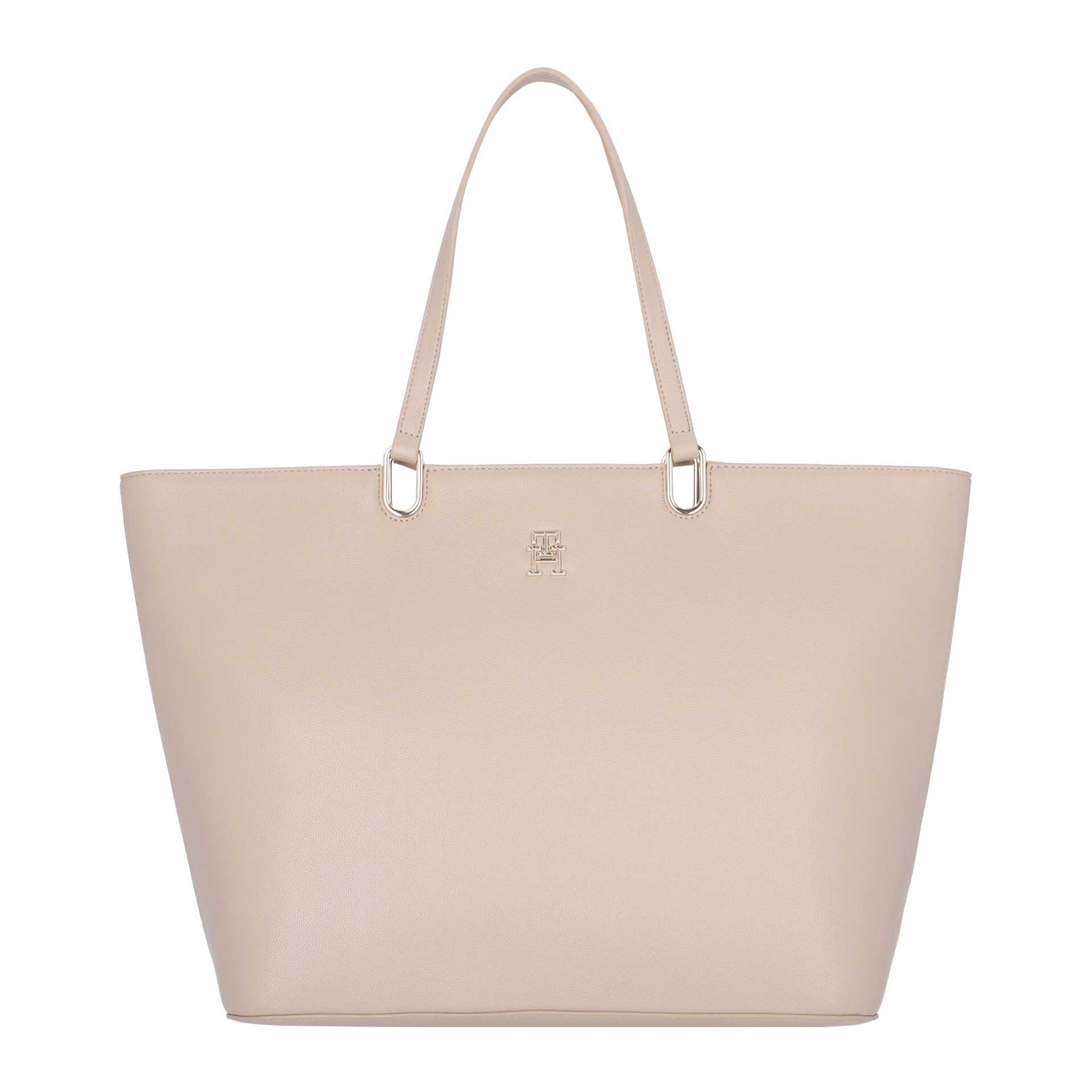 Tommy Hilfiger TH Timeless Tote aus recyceltem Material beige