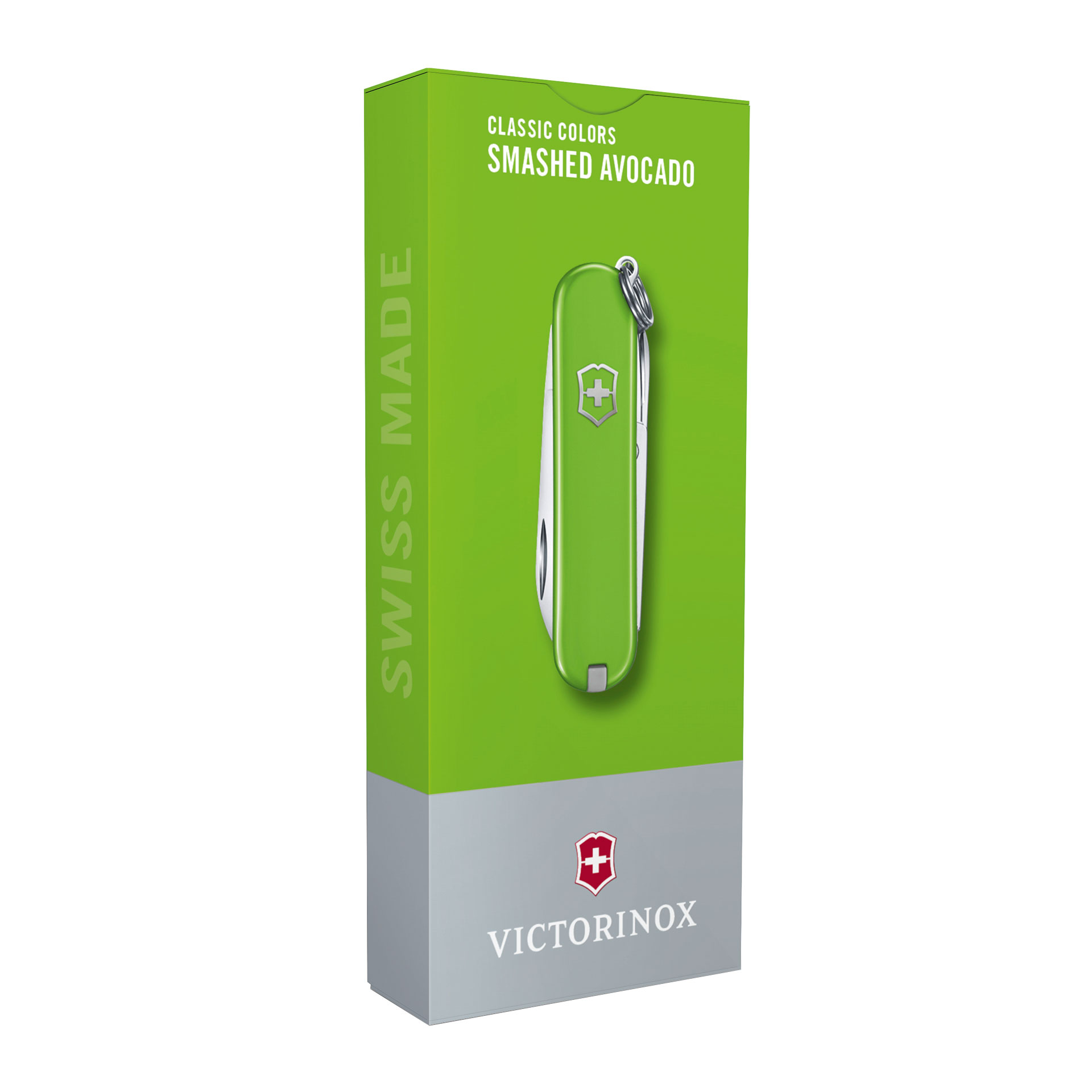 VICTORINOX Classic SD Taschenmesser mit 7 Funktionen 58mm smashed avocado