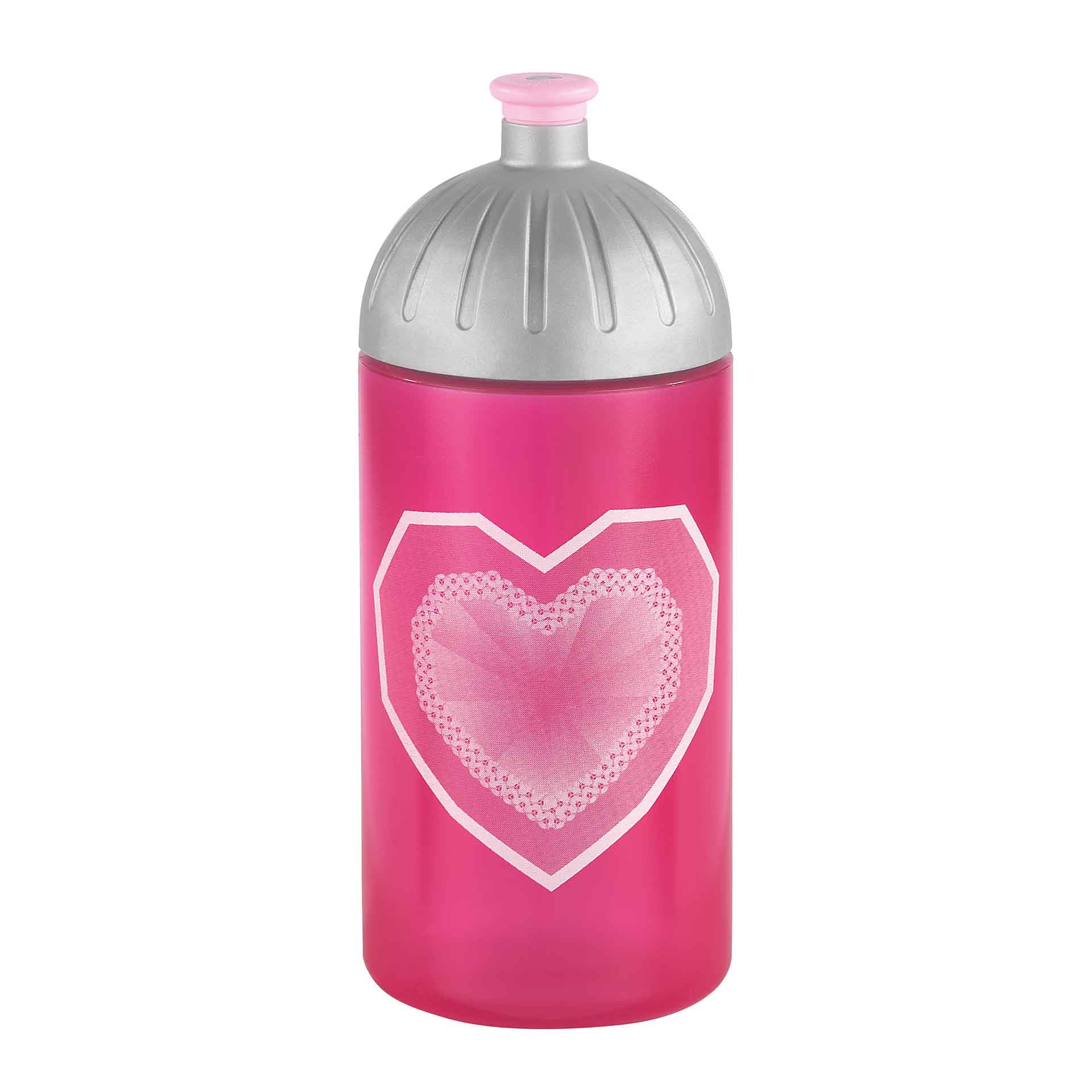 Step by Step Trinkflasche 0,5l Glitter Heart