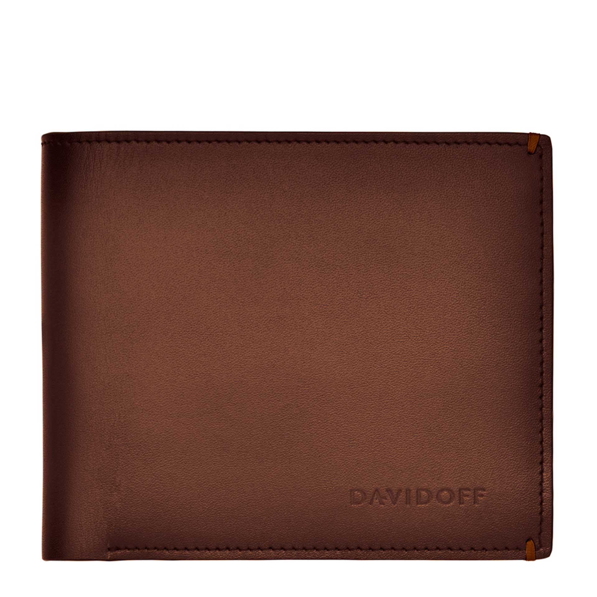 DAVIDOFF VENICE Herrengeldbörse mit Münzfach brown