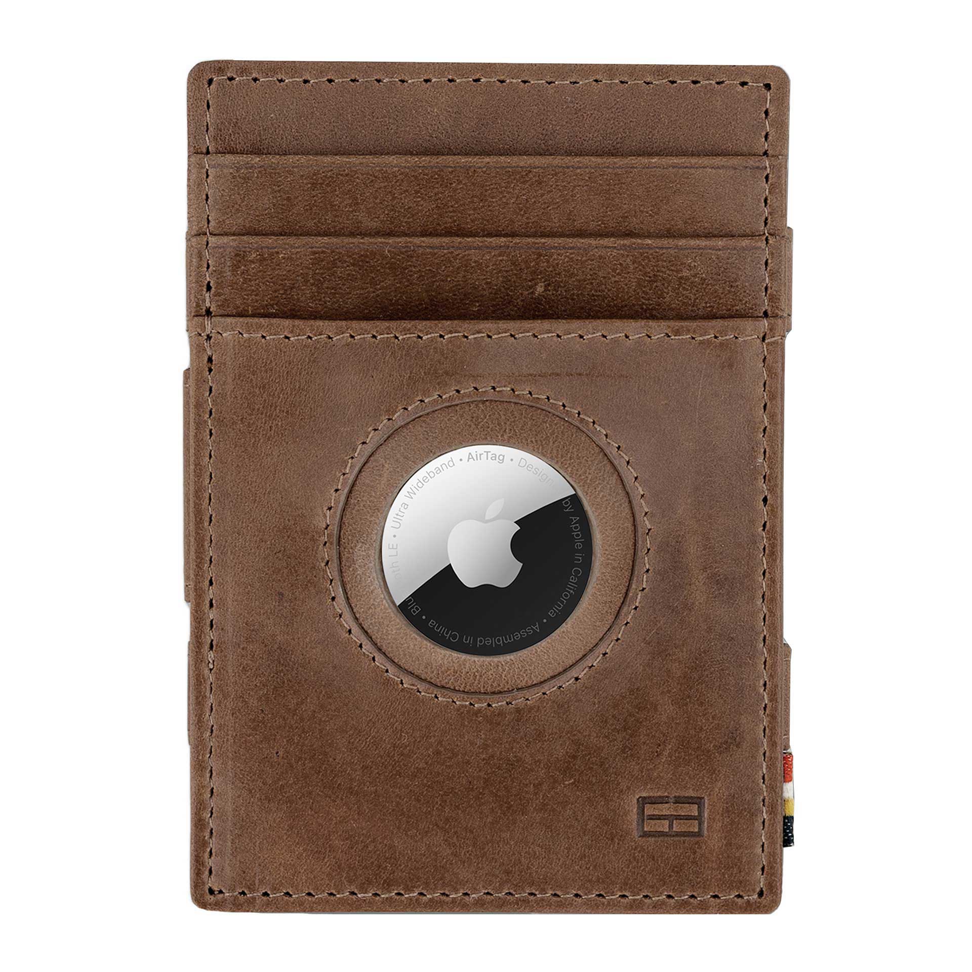 Garzini Essenziale Magic Wallet mit AirTag-Fach brushed brown