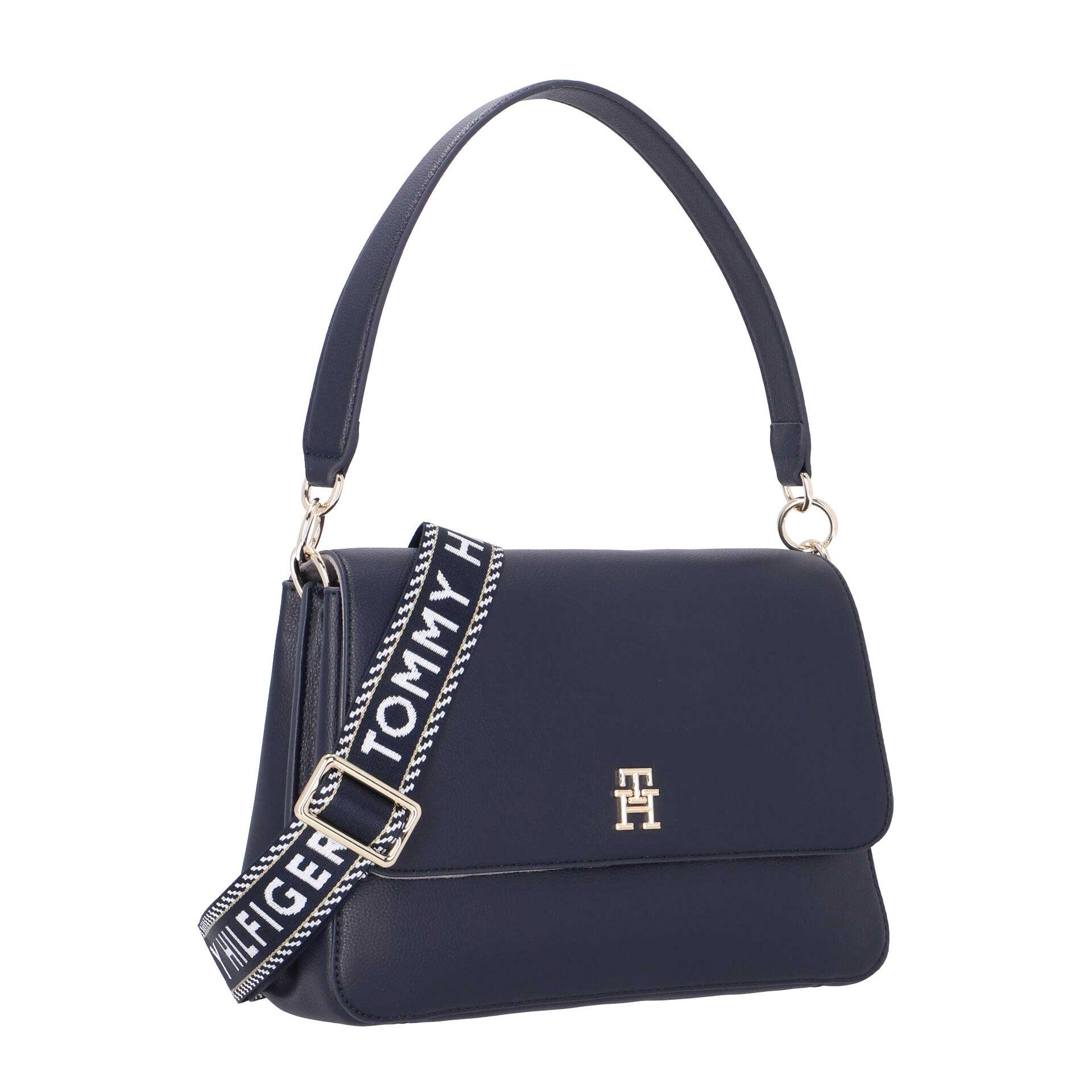 Tommy Hilfiger Tommy Life Schultertasche aus recyceltem Material space blue