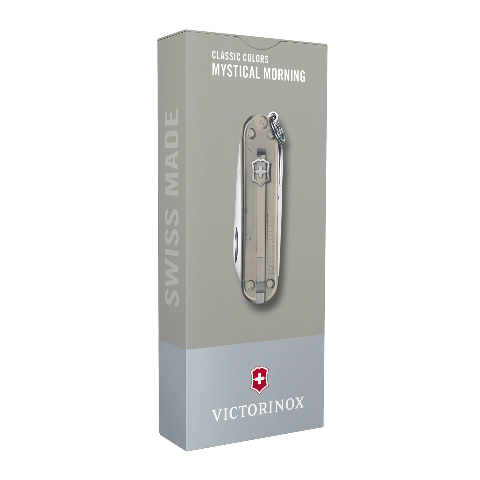 VICTORINOX Classic SD Taschenmesser mit 7 Funktionen 58mm transparent mystical morning