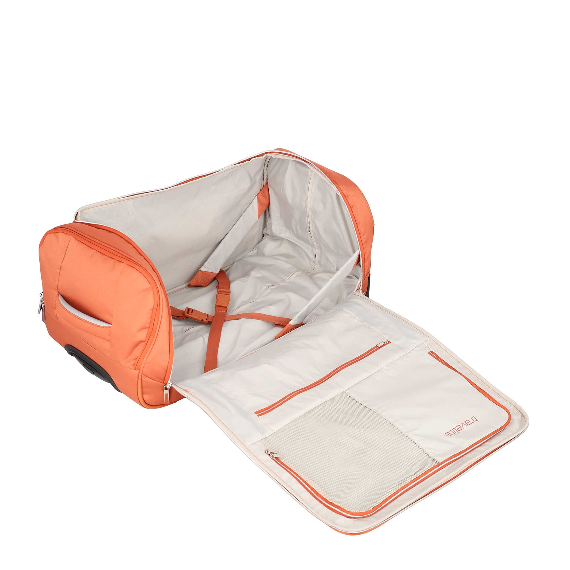 Travelite MIIGO Rollenreisetasche aus Recyceltem Material safran