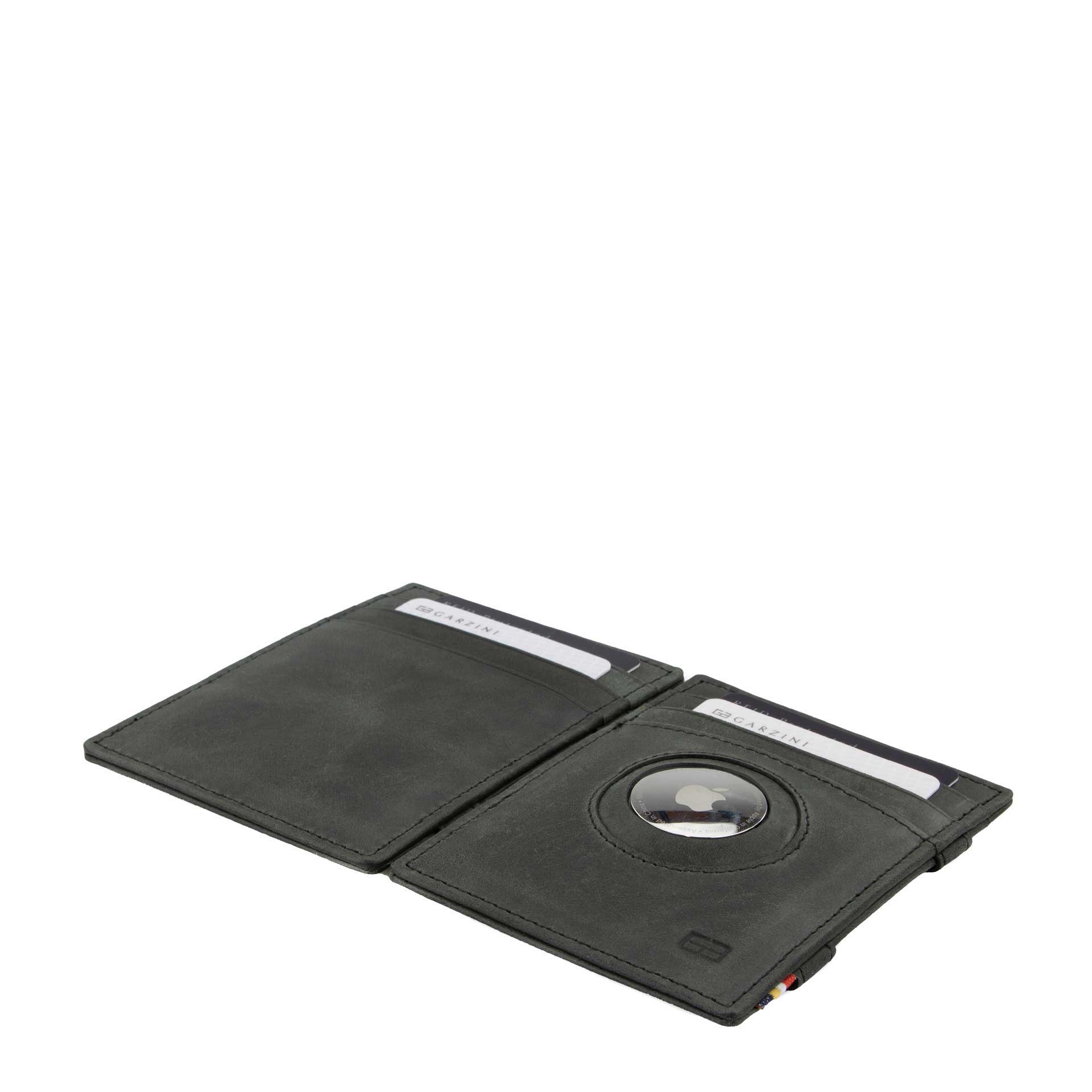 Garzini Essenziale Magic Wallet mit AirTag-Fach brushed black