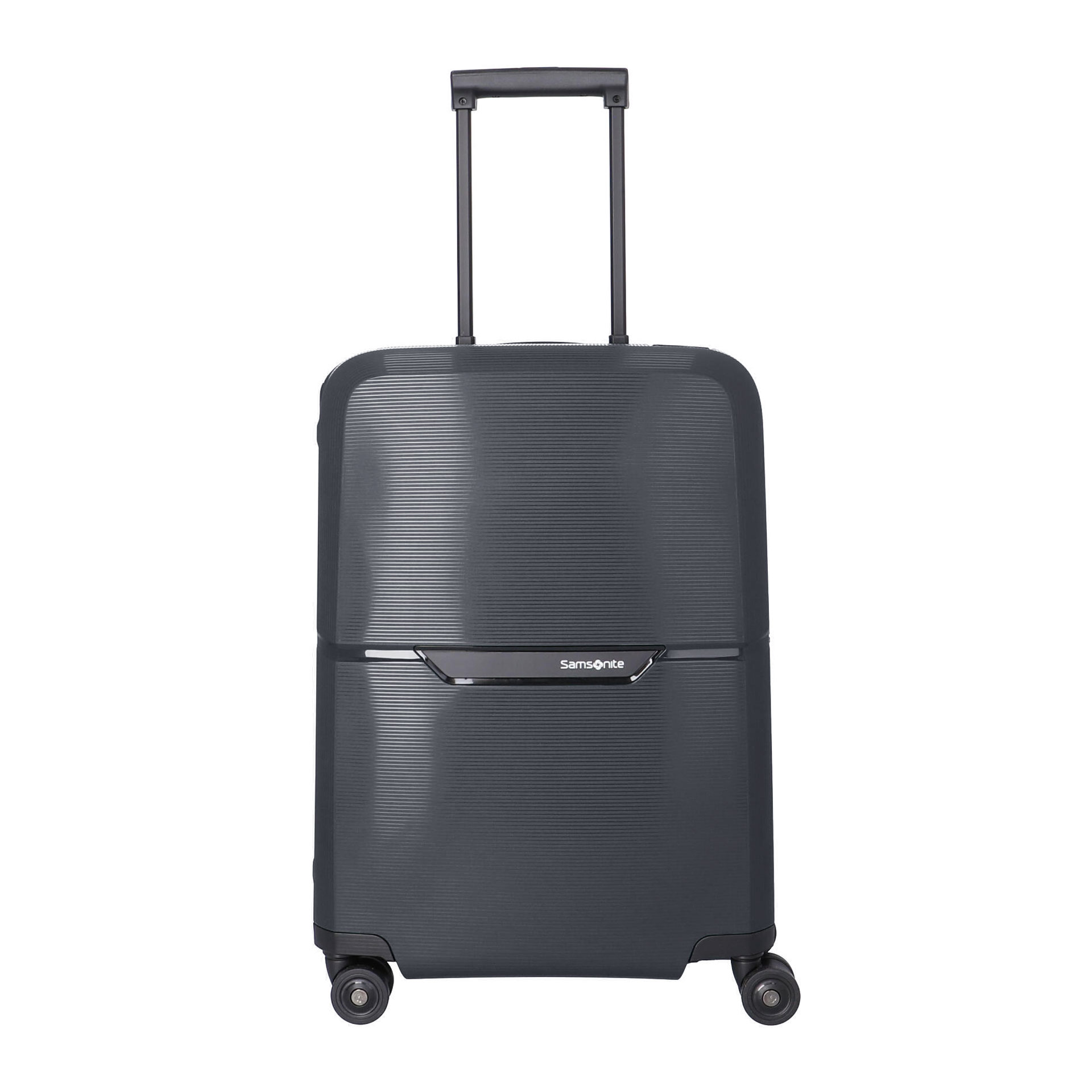 Samsonite Selection Magnum Eco Trolley mit 4 Rollen 55 cm aus Recycling Material graphite