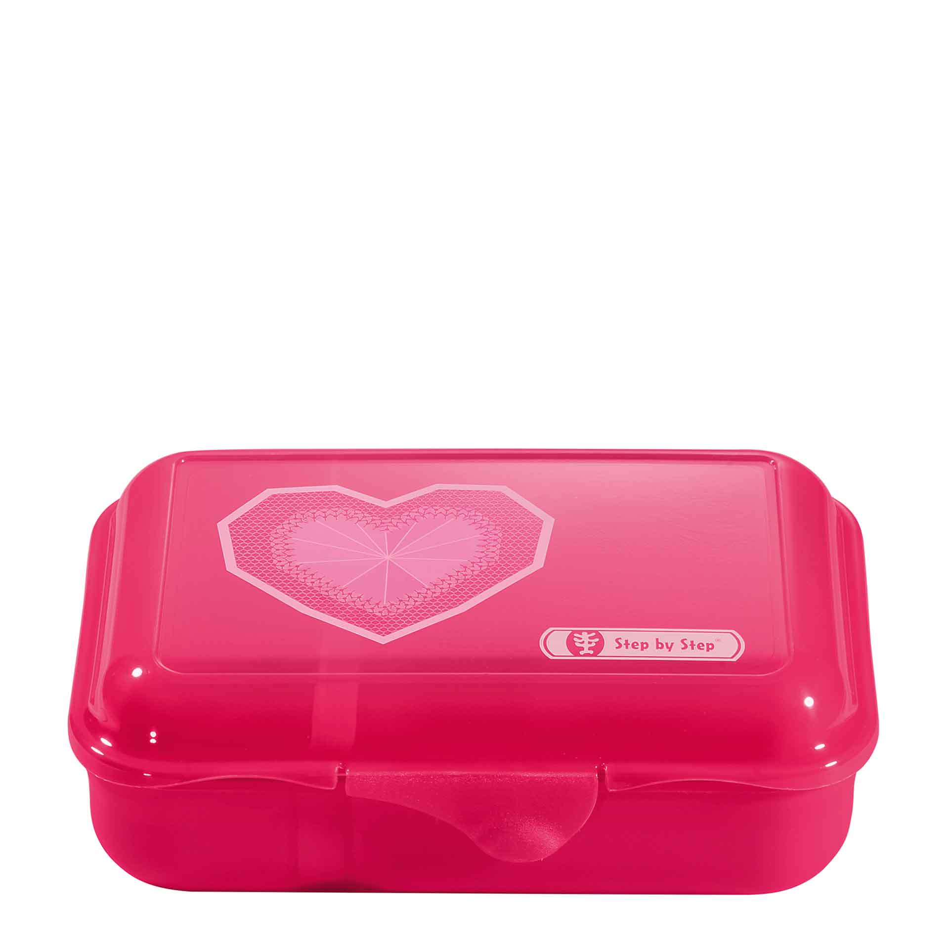 Step by Step Lunchbox mit Trennwand Glitter Heart