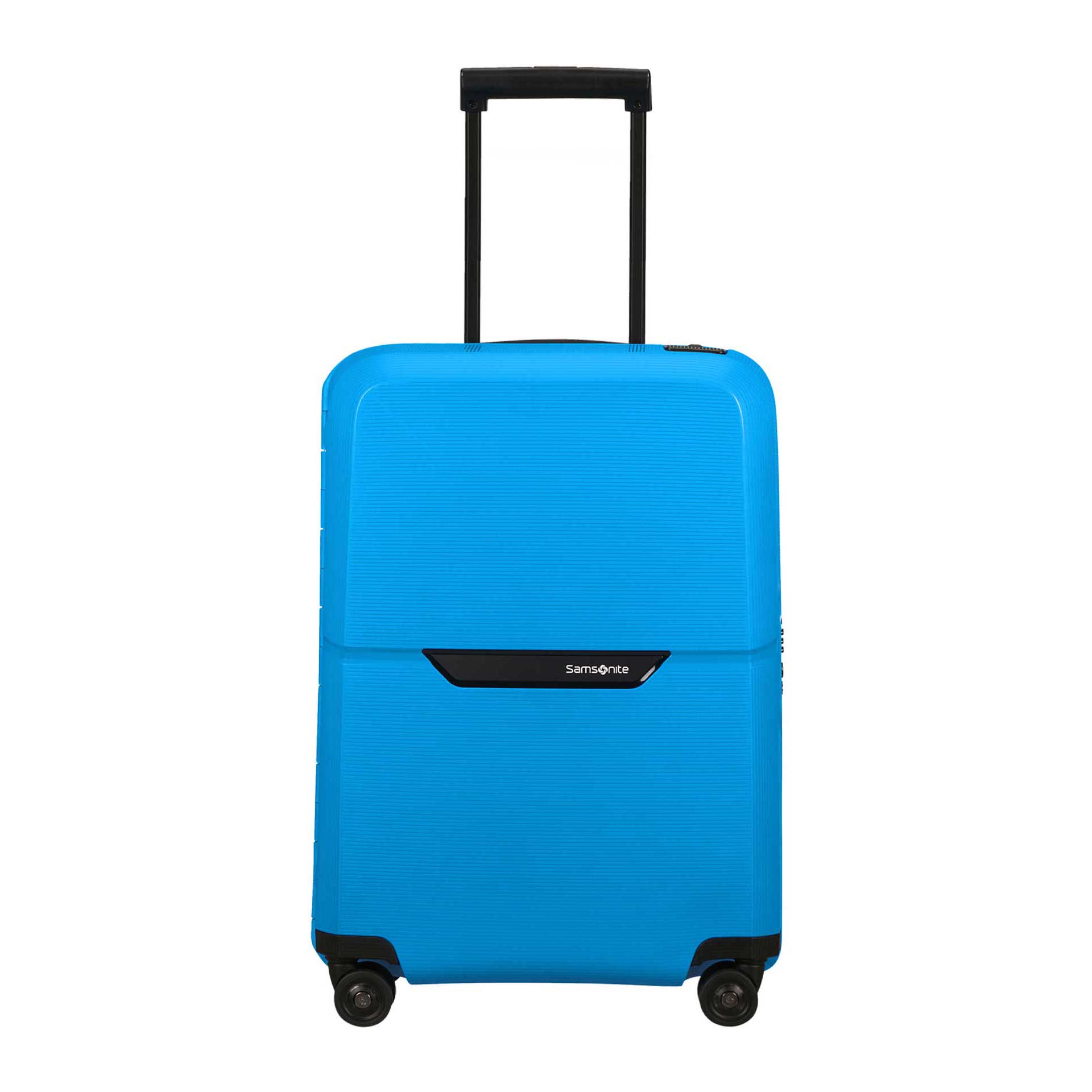 Samsonite Selection Magnum Eco Trolley mit 4 Rollen 55 cm aus Recycling Material summer blue