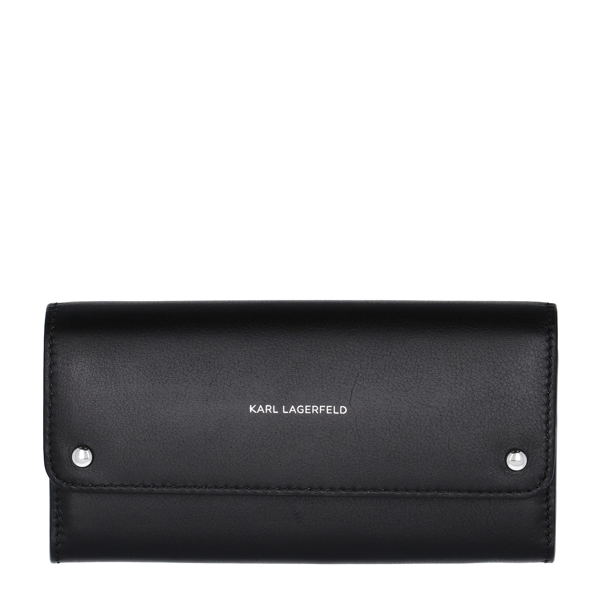 Karl Lagerfeld K/Ikon Geldbörse mit Umschlagklappe black