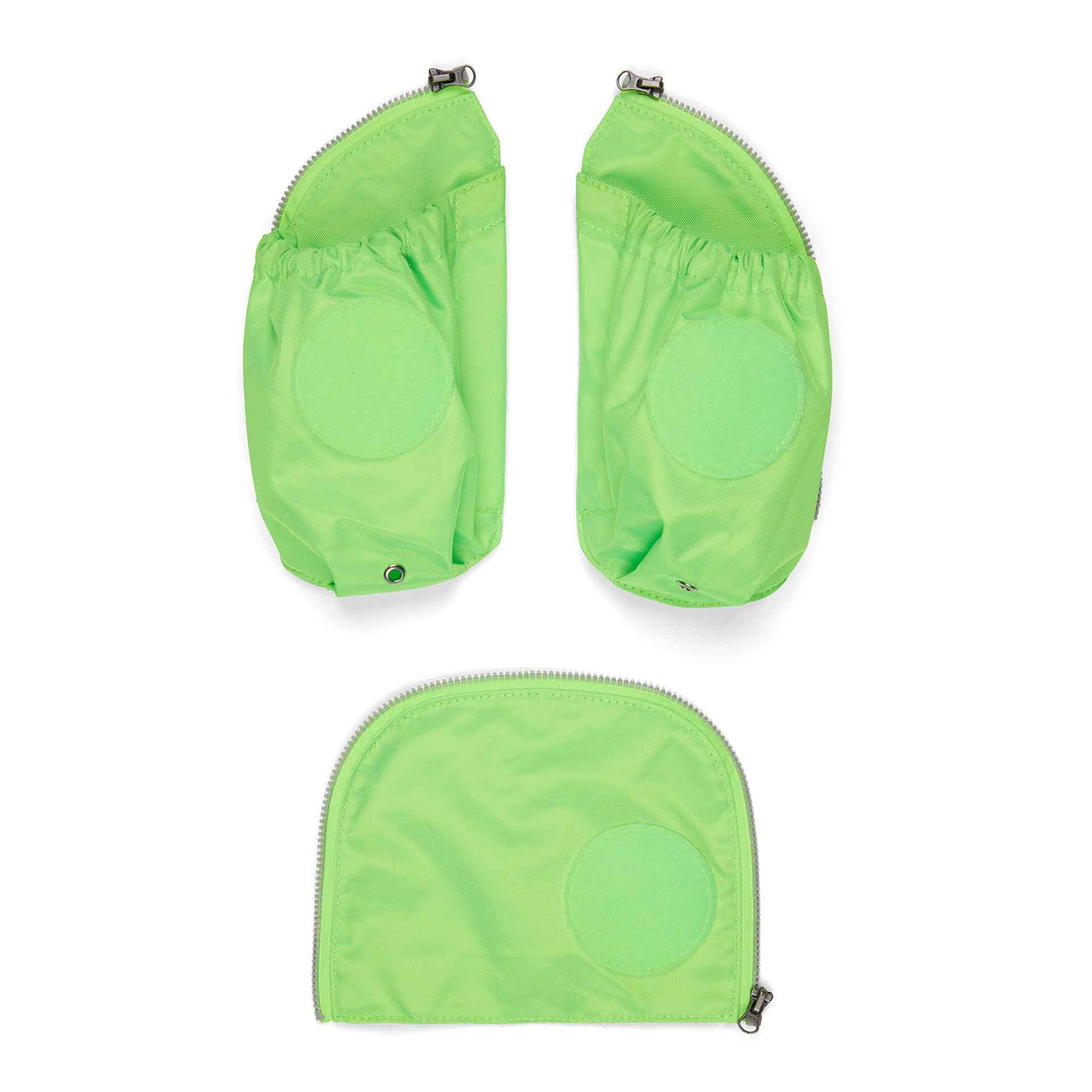 ergobag Seitentaschen Zip-Set 3-tlg. grün
