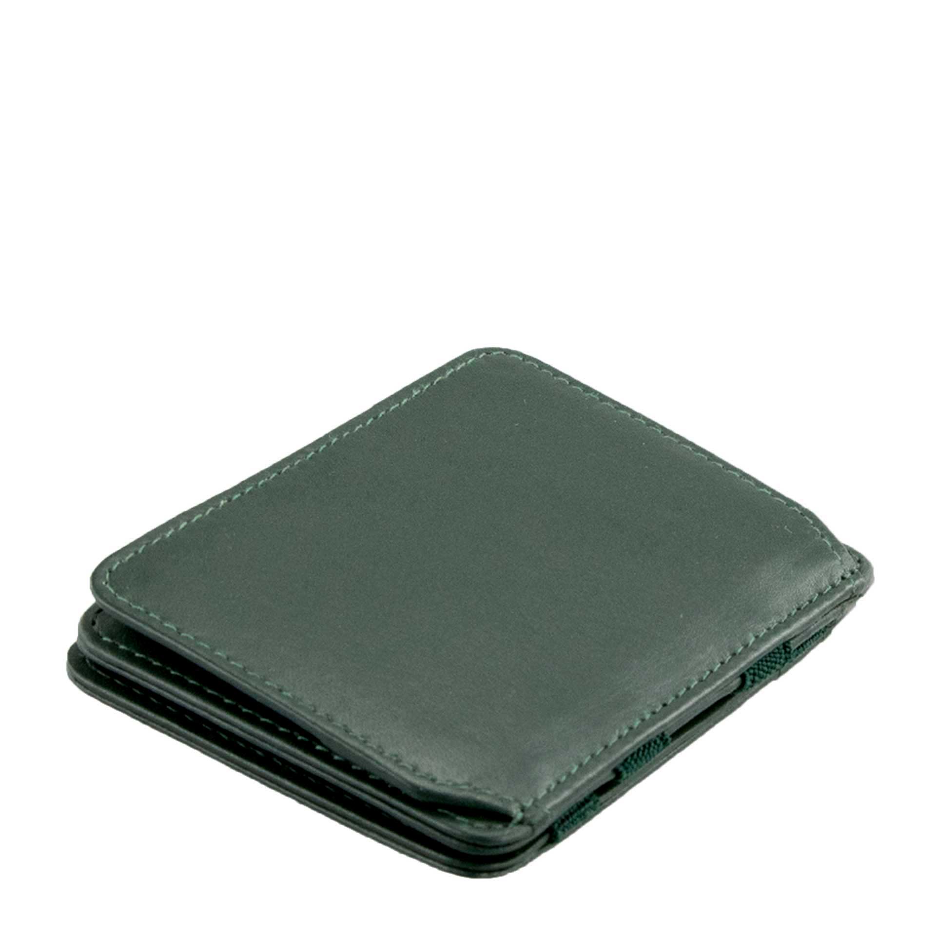 Garzini Classic Magic Wallet mit Münzfach green