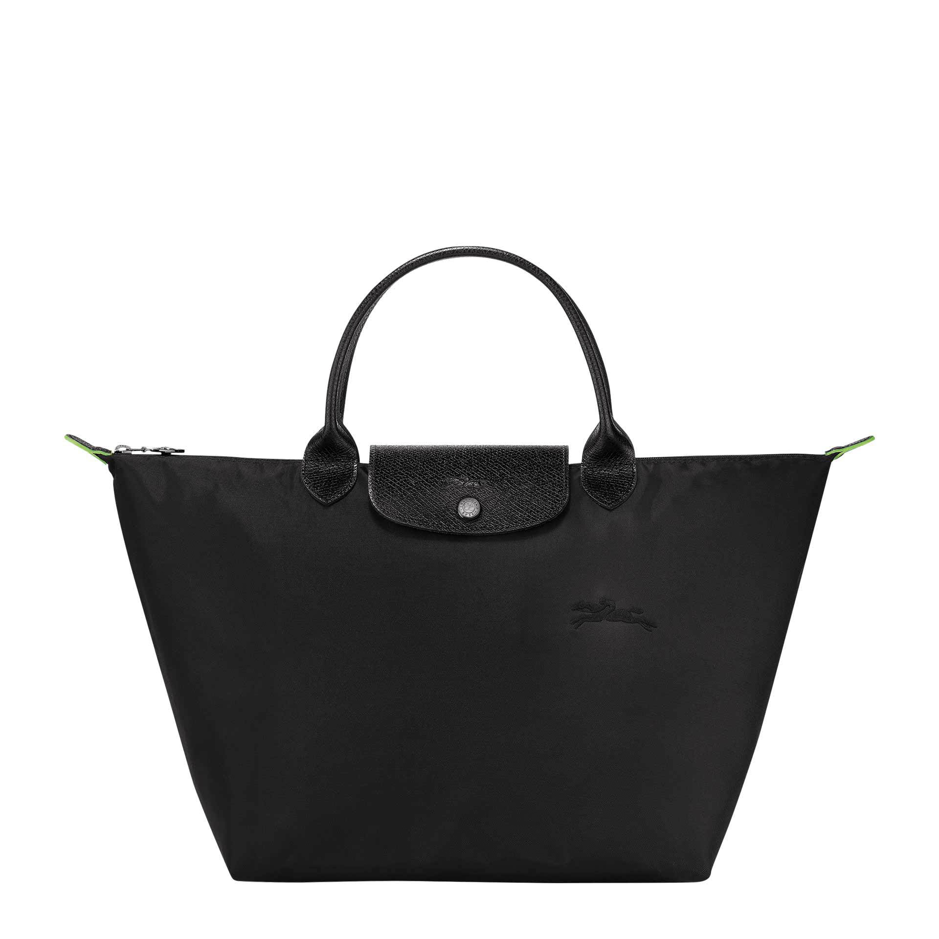 Longchamp Le Pliage Green Handtasche M black