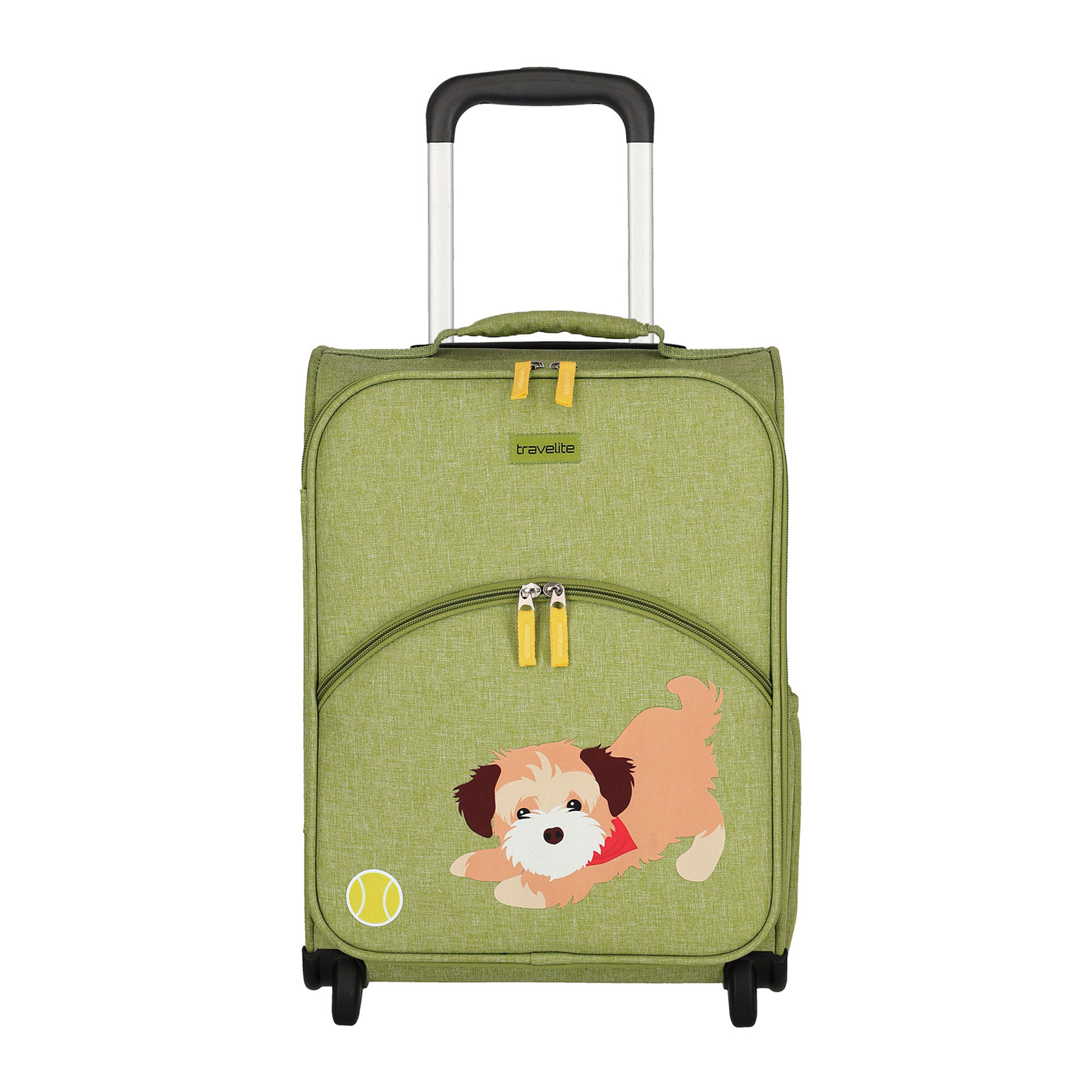 travelite Youngster Kindertrolley Hund hellgrün