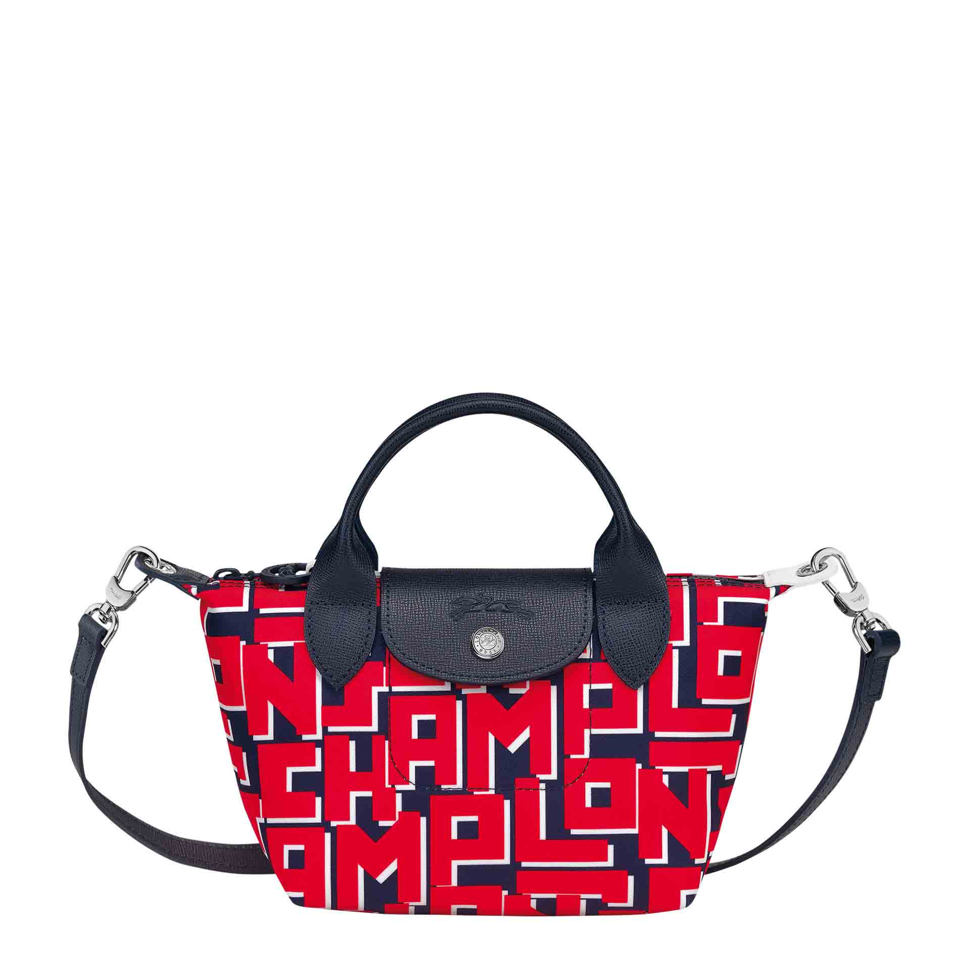 Longchamp Le Pliage Collection Handtasche XS navy red