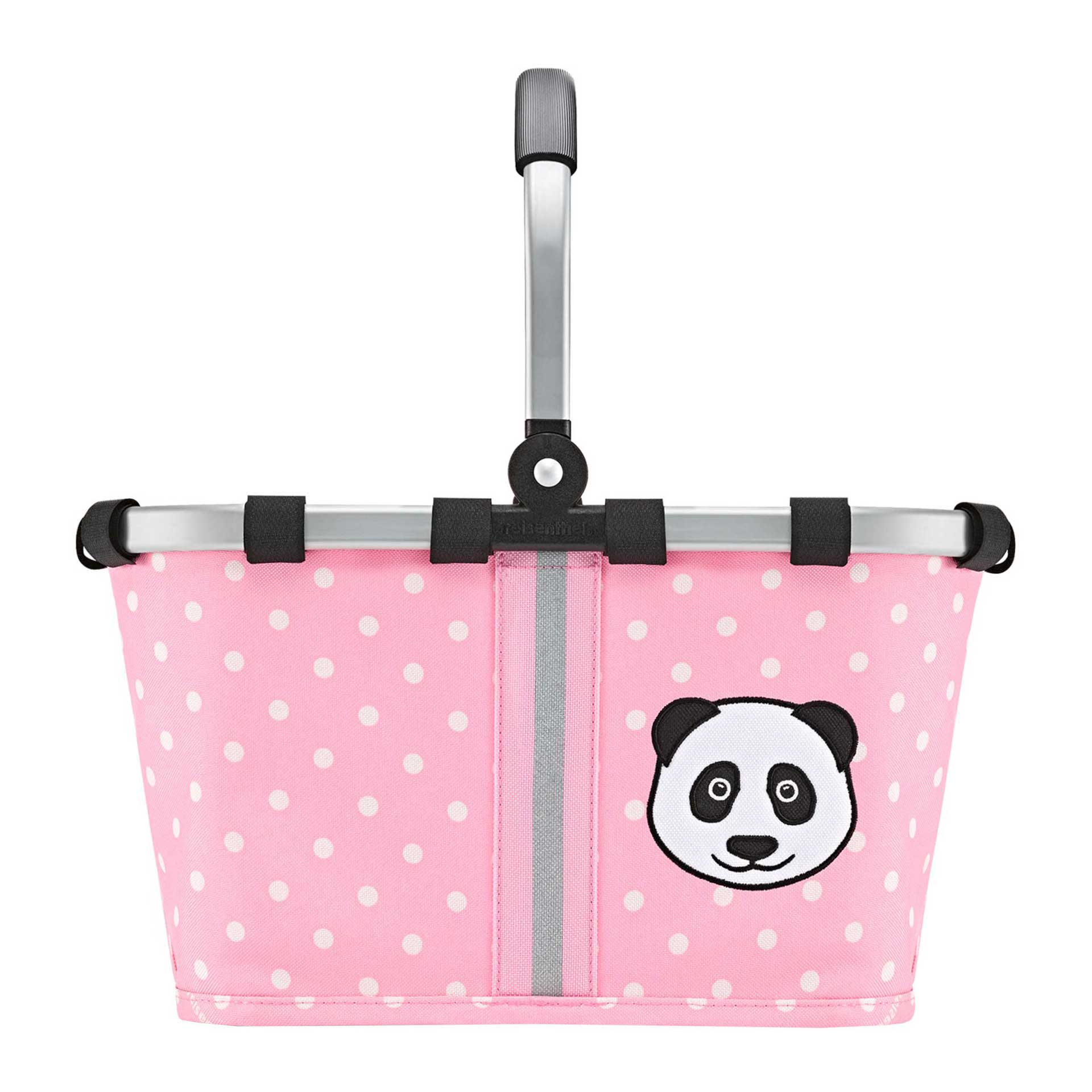 reisenthel carrybag XS kids Einkaufskorb panda dots pink